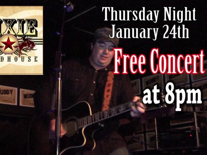 Coy Taylor at The Dixie Roadhouse – January 24th, 2013 – Free Concert @ 8pm – Country Music!!
