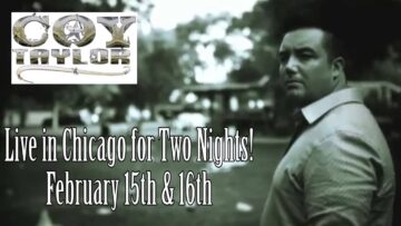 Coy Taylor – FREE LIVE CONCERT – Chicago – Valentines Day Weekend 2/15 & 1/16 at Bub City