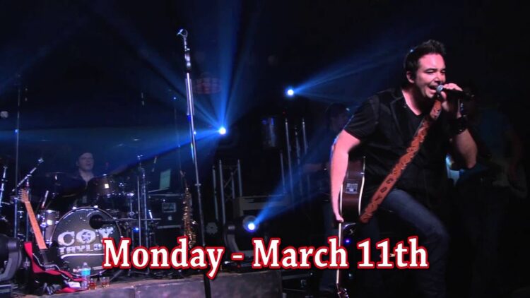 Coy Taylor Nashville Showcase – 3-11-13 – Live FREE Concert & Dinner @ 3rd and Lindsley